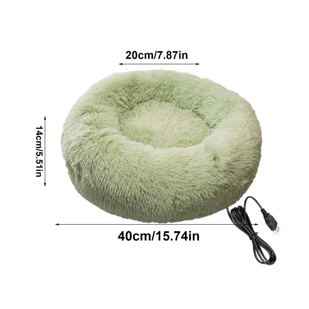 Cozy Up Your Pet This Winter with Our Electric Heated Dog Bed - Soft, Comfortable, and USB Charged!