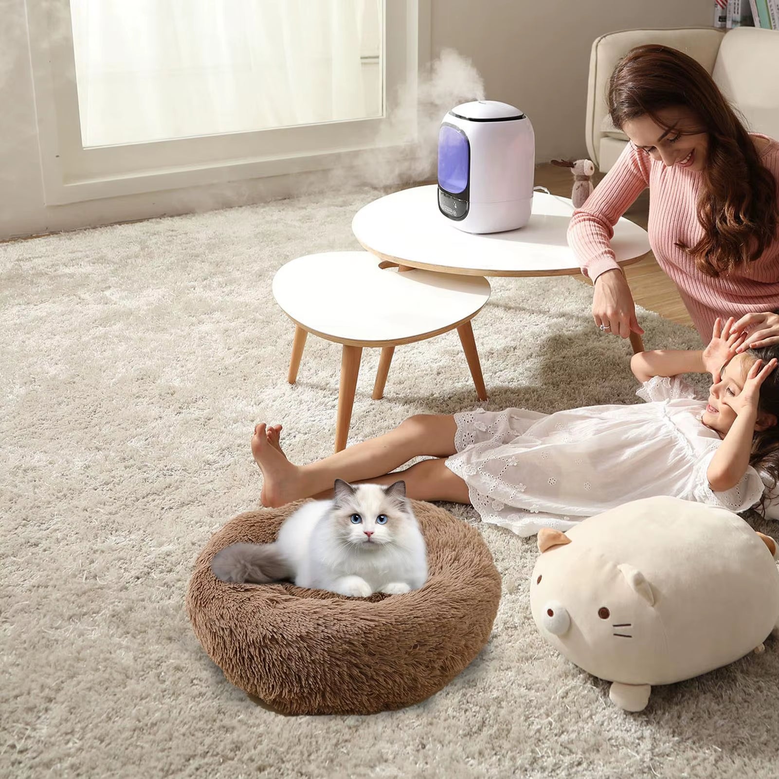 Cozy Up Your Pet This Winter with Our Electric Heated Dog Bed - Soft, Comfortable, and USB Charged!