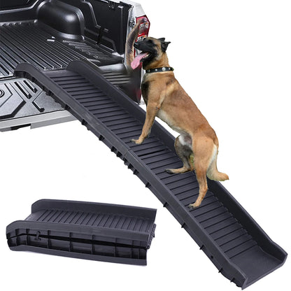 Elevate Your Pet's Mobility with Our Lightweight Folding Dog Ramp - Perfect for Cars, Trucks, and High Beds!