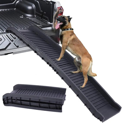 Elevate Your Pet's Mobility with Our Lightweight Folding Dog Ramp - Perfect for Cars, Trucks, and High Beds!
